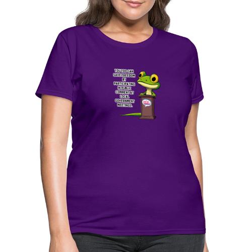 Public Comment Lizard Design - Women's T-Shirt