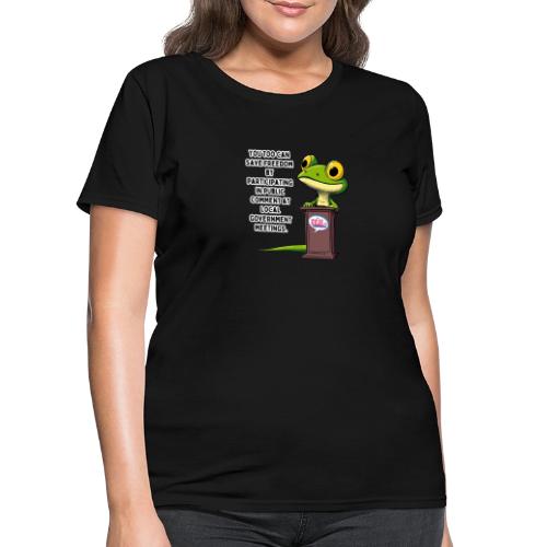 Public Comment Lizard Design - Women's T-Shirt