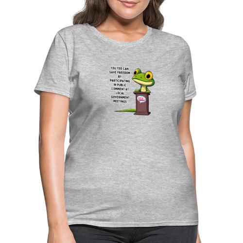 Public Comment Lizard Design - Women's T-Shirt