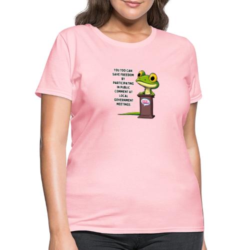 Public Comment Lizard Design - Women's T-Shirt