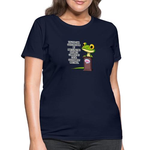 Public Comment Lizard Design - Women's T-Shirt