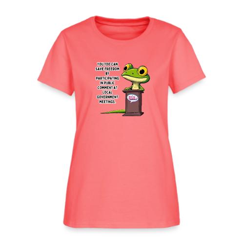 Public Comment Lizard Design - Women's T-Shirt