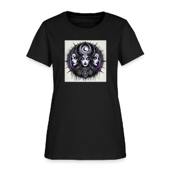 Triple Goddess - Women's T-Shirt - black - Front