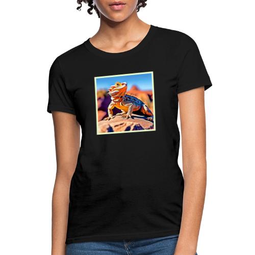 Desert Lizard Close-up Design - Women's T-Shirt