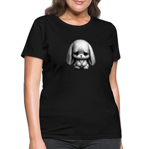 Sad Puppy Meme with Puppy Standing - Women's T-Shirt