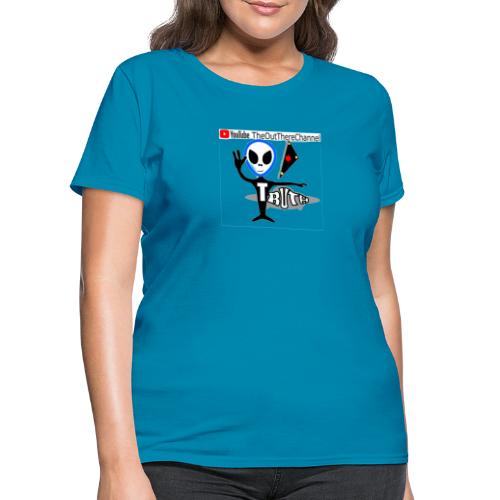 NewOTLogo BigTRANS with Mr Grey Logo Back - Women's T-Shirt