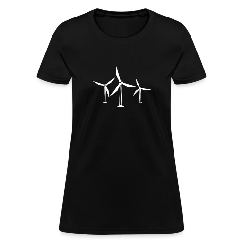 Funny Renewable Energy Solar Wind Windmill Turbine - Women's T-Shirt