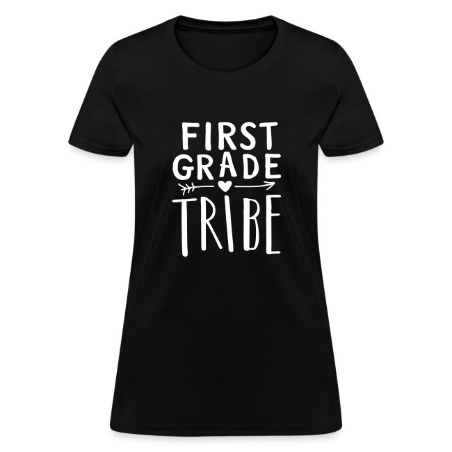 First Grade Tribe Teacher Team T-Shirts