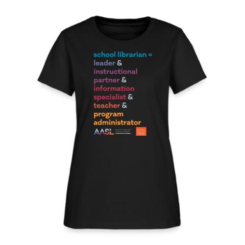 Five Roles of a School Librarian - Women's T-Shirt
