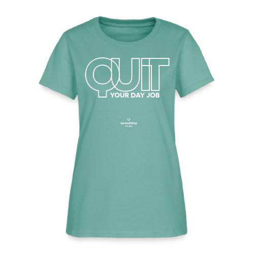 Quit in white - Women's T-Shirt