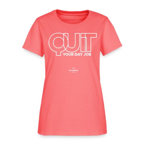 Quit in white - Women's T-Shirt