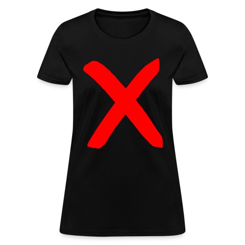 X, Big Red X - Women's T-Shirt