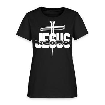Bible Jesus Christ Christianity Cross - Women's T-Shirt - black - Front