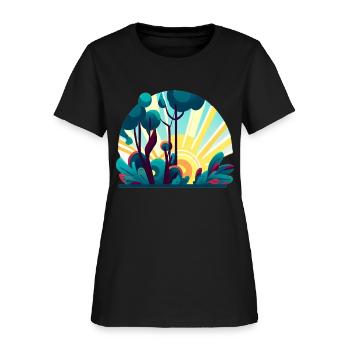 Green Garden - Women's T-Shirt - black - Front