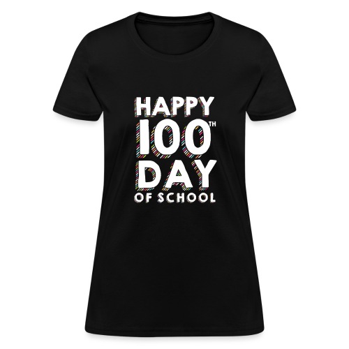 Happy 100th Day of School Sprinkles Teacher Tshirt - Women's T-Shirt