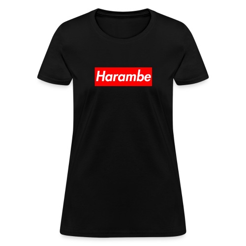 Harambe x Supreme Box Logo - Women's T-Shirt