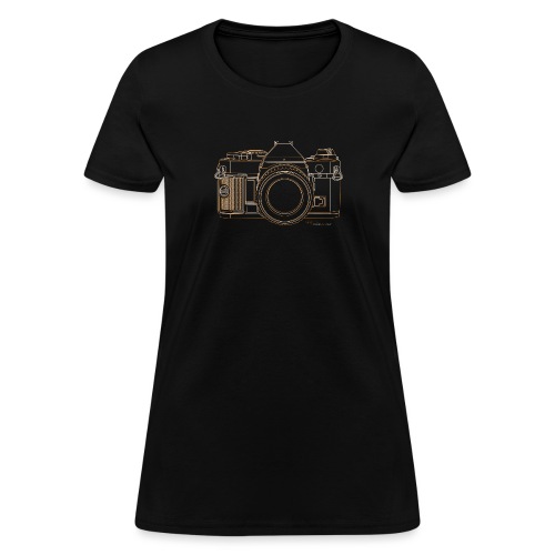 Camera Sketches - Canon AE1 Program - Women's T-Shirt
