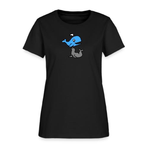Whale Acrobatics - Women's T-Shirt