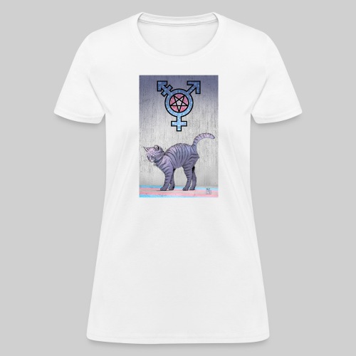 Trans Satanic Cat - Women's T-Shirt
