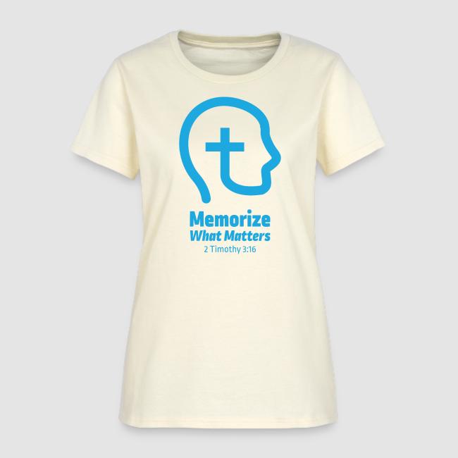 Memorize What Matters Original Blue Logo Design