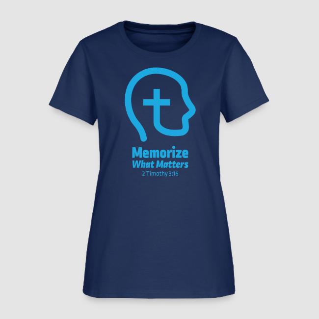 Memorize What Matters Original Blue Logo Design