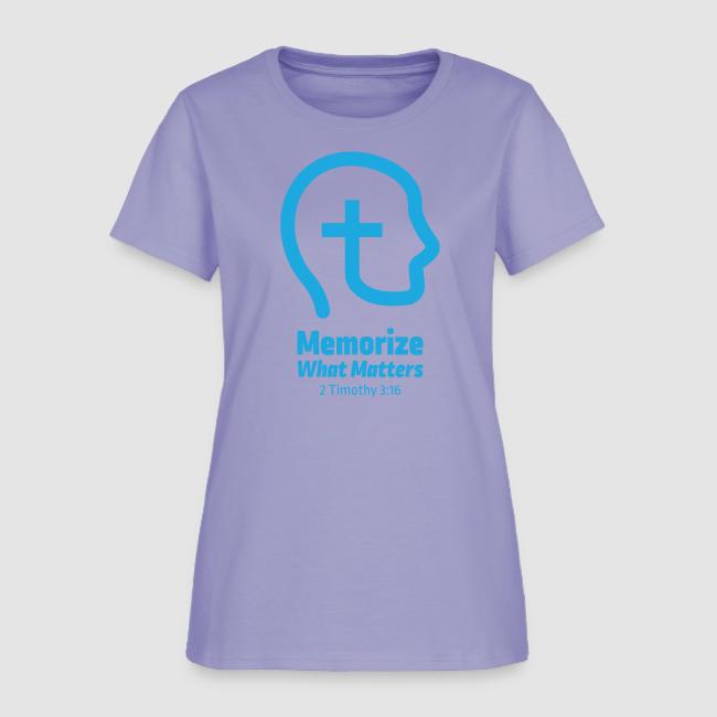 Memorize What Matters Original Blue Logo Design