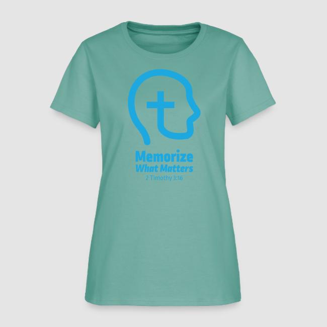 Memorize What Matters Original Blue Logo Design