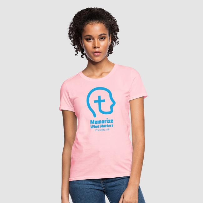 Memorize What Matters Original Blue Logo Design