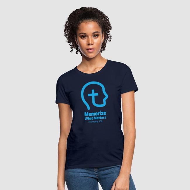 Memorize What Matters Original Blue Logo Design