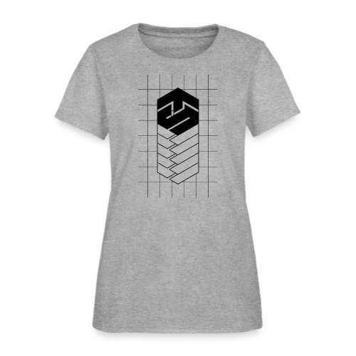 Tech Steve Bkack V-Groved Collection - Women's T-Shirt