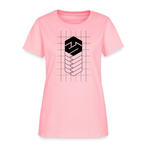 Tech Steve Bkack V-Groved Collection - Women's T-Shirt