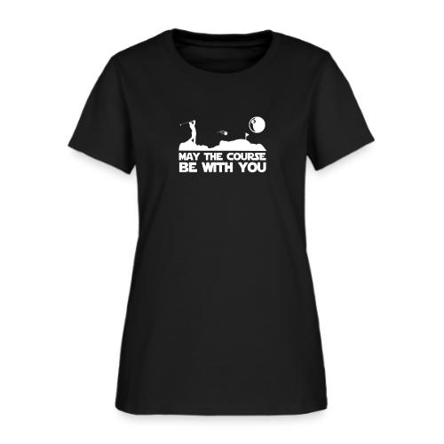 Golf Gift - May The Course Be With You Tee - Women's T-Shirt