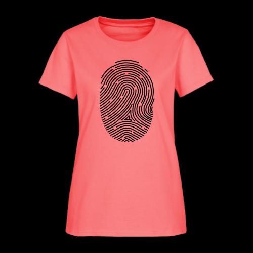 black_fingerprint - Women's T-Shirt