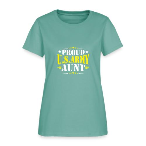 Proud USA army Aunt - Women's T-Shirt