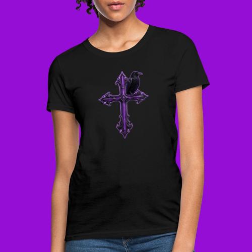 Gothix Raven Cross - Women's T-Shirt