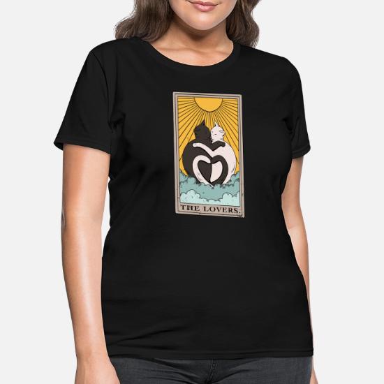 Deadly Tarot T-Shirt Donna 'Crazy Tarot Lady' – Colore Nero