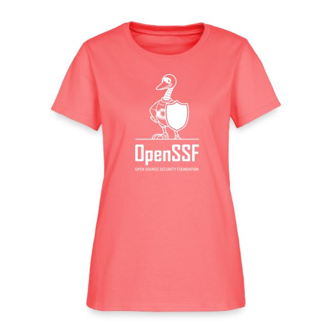 OpenSSF tall white logo