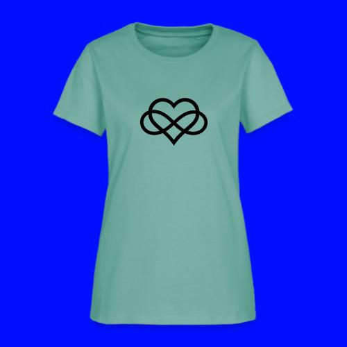 Infinity Heart (black) - Women's T-Shirt