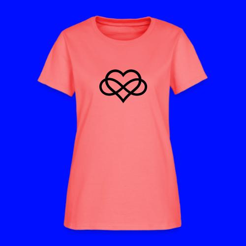 Infinity Heart (black) - Women's T-Shirt