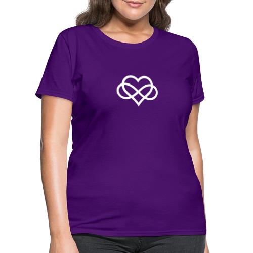 Infinity-Heart (white) - Women's T-Shirt