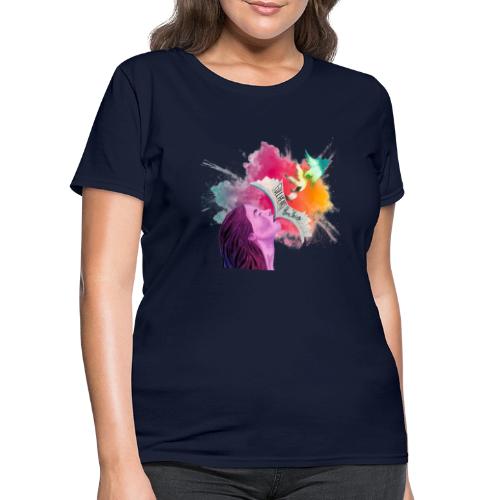 Cover Art, Color Burst Cut Out - Women's T-Shirt