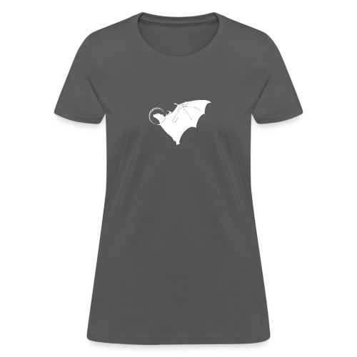 Space Bat Helmet Ladie's Tee (Dark) - Women's T-Shirt