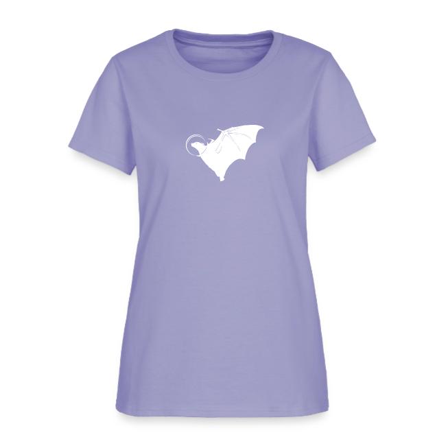 Space Bat Helmet Ladie's Tee (Dark)