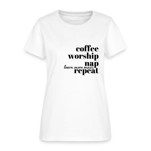 Coffee Worship Nap Tee - Women's T-Shirt