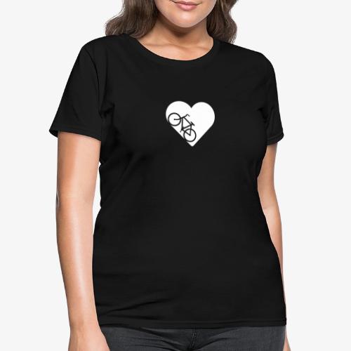 Bike in heart - Women's T-Shirt