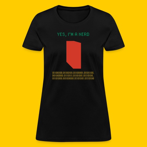 Yes, I'm a nerd deal with it - Women's T-Shirt