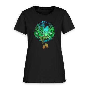 Mermaid Fantasy Ocean Vintage - Women's T-Shirt - black - Front