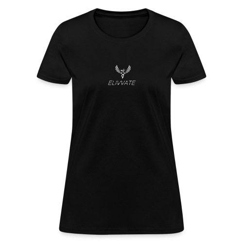 Official White Elivvate Logo - Women's T-Shirt
