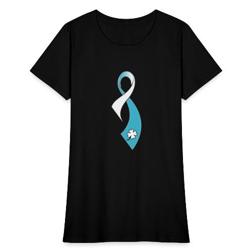 TB Cervical Cancer Awareness Ribbon - Women's T-Shirt