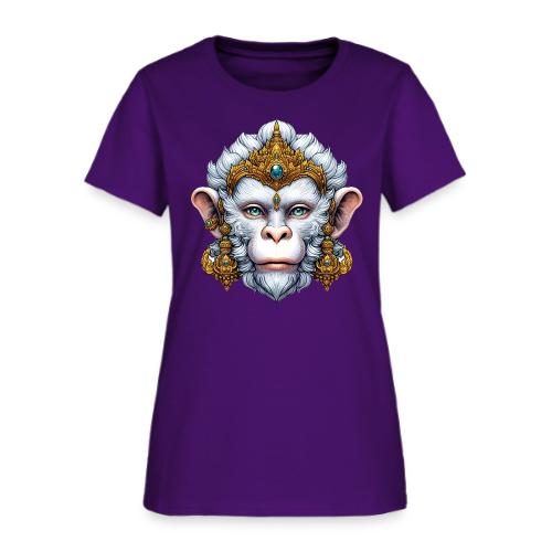 Thai Hanuman Monkey Deity Mask - Women's T-Shirt